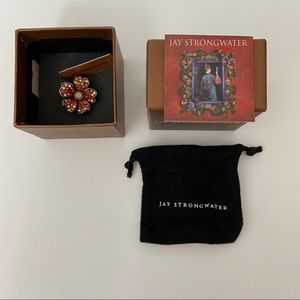 Jay Strongwater Flower Pin/Pendant Brand New